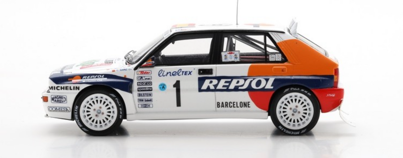 1/43 Lancia Delta HF Integrale EVO No.1 Rally Monte Carlo 1993 Carlos Sainz - Luis Moya  Red