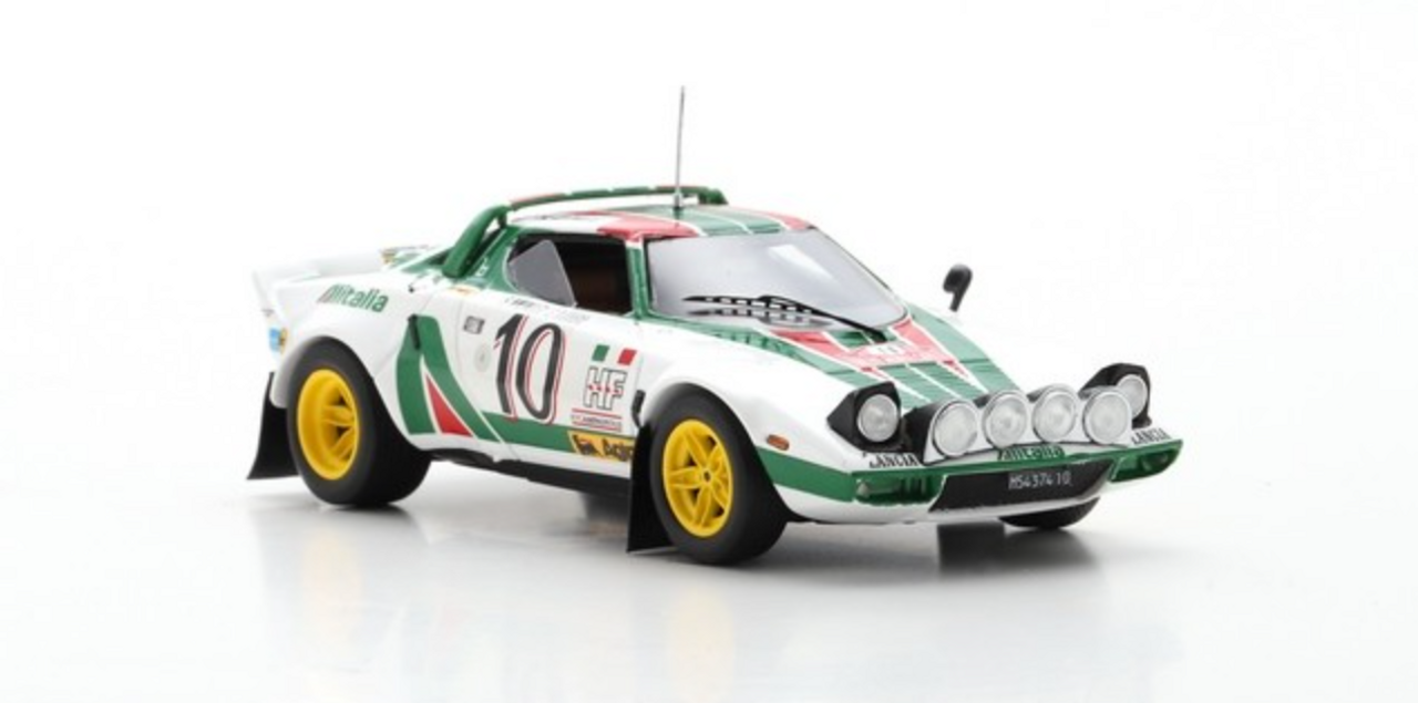 1/43 Lancia Stratos HF No.10 Rally Monte Carlo 1976 Sandro Munari - Silvio Maiga  Red