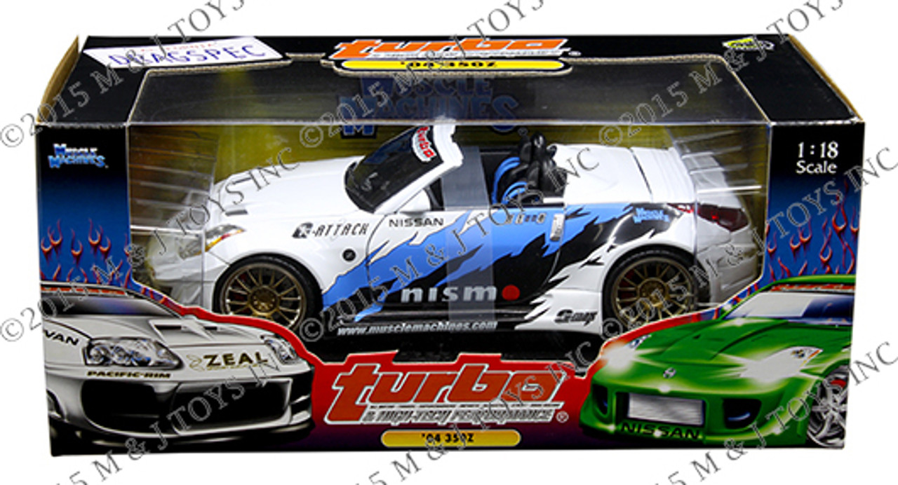 1/18 Muscle Machines Turbo Magazine 2004 Custom Nissan 350Z