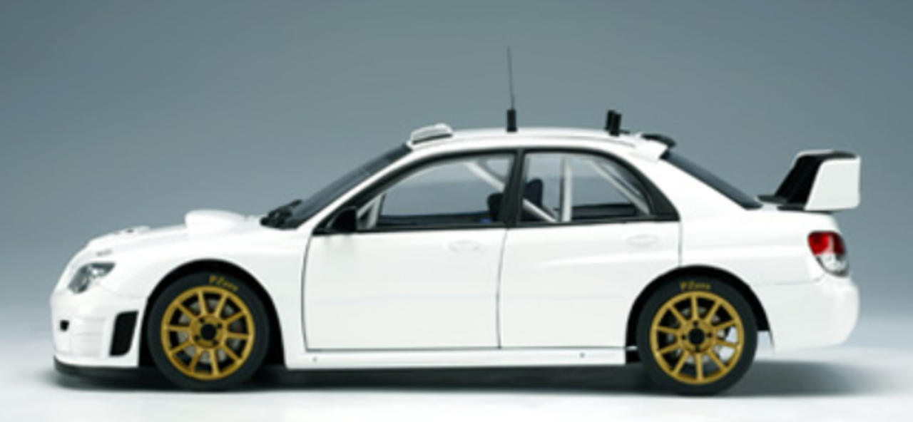 1/18 AUTOart Subaru Impreza WRC Plain Body Version (White) Diecast Car Model