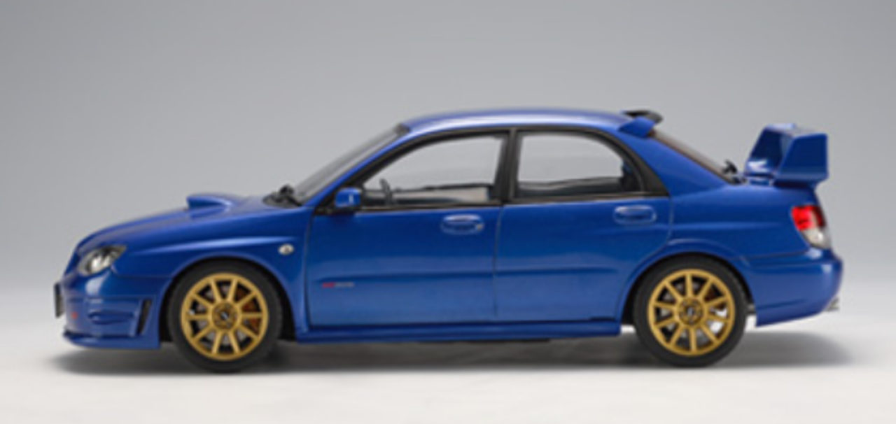 1/18 AUTOart 2006 Subaru Impreza WRX Sti (Blue) Diecast Car Model