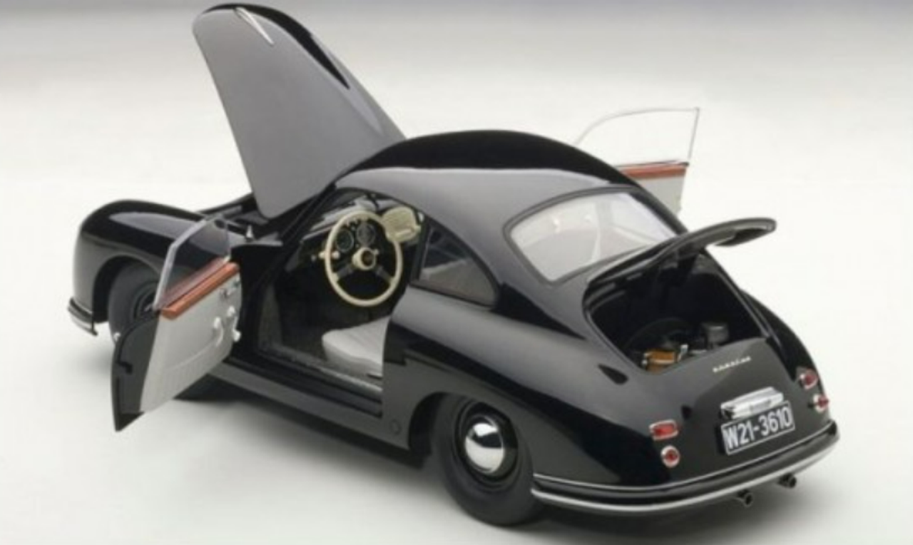 1/18 AUTOart Porsche 356 Coupe (Ferdinand Black) Diecast Car Model