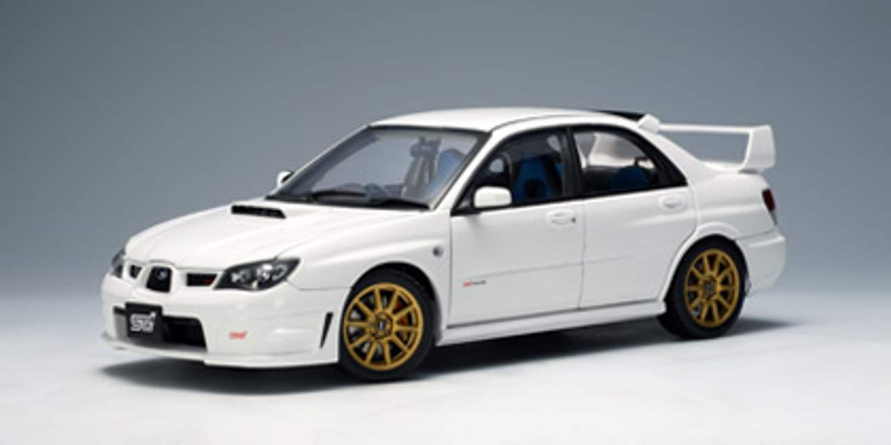 1/18 AUTOart 2006 Subaru Impreza WRX Sti (White) Diecast Car Model