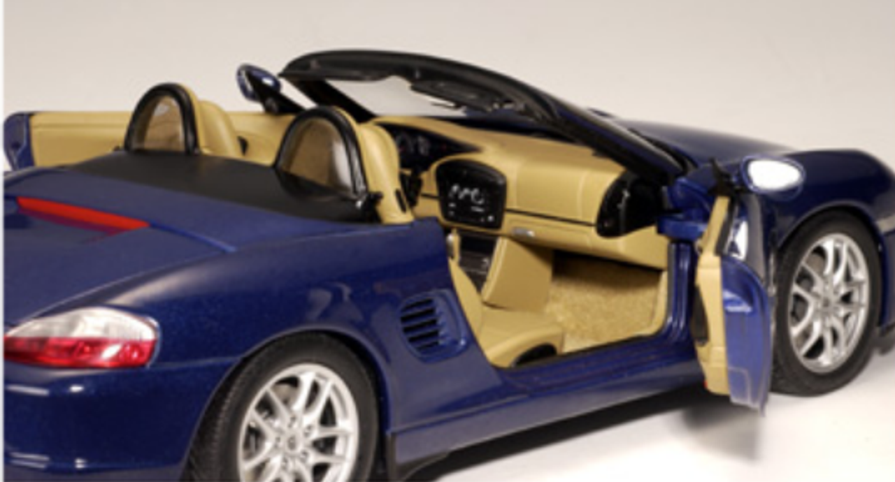 1/18 AUTOart Porsche Boxster S 986 Cabriolet Facelift (Lapisblue Metallic)  Diecast Car Model