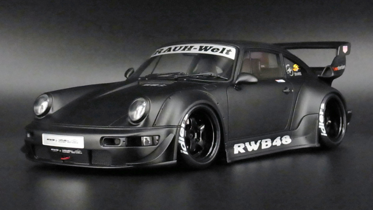 爆買い通販IG2465 1/18 RWB 964 Matte Black Porsche 911 964 ポルシェ イグニッションモデル マットブラック Ignition model hpi racing 120台限定 hpi・racing