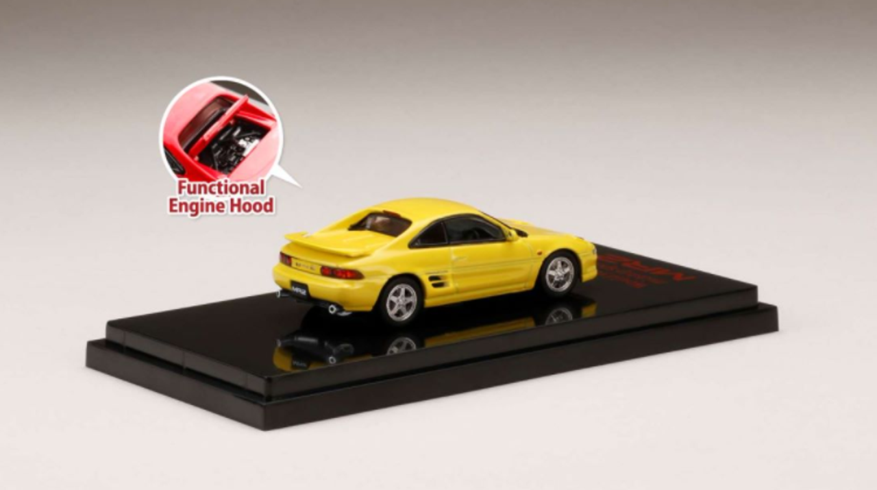  1/64 Hobby Japan Toyota MR2 (SW20) GT-S Customized Version Yellow