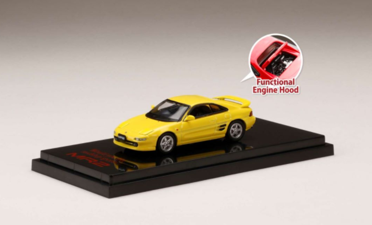  1/64 Hobby Japan Toyota MR2 (SW20) GT-S Customized Version Yellow