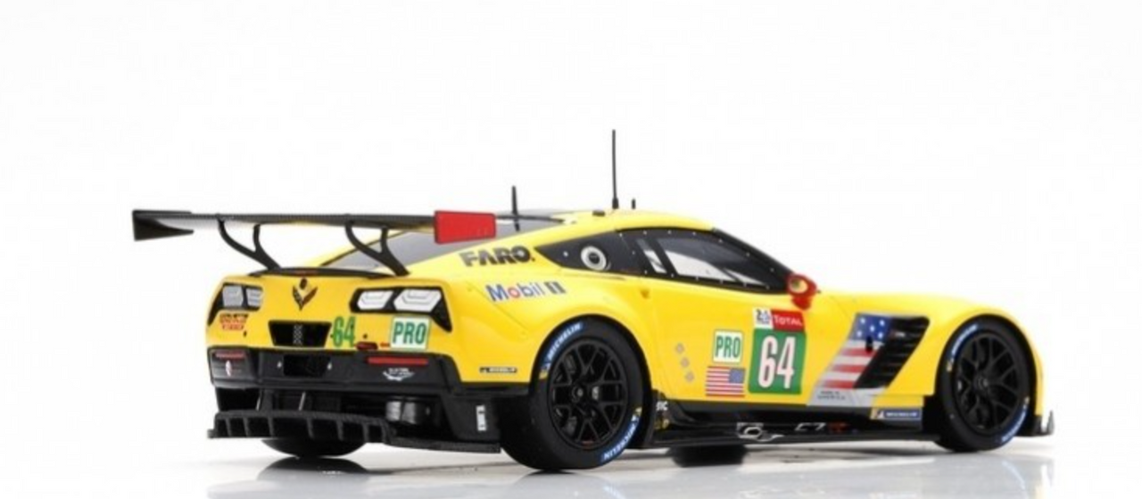 1/43 Chevrolet Corvette C7.R #64 24H Le Mans 2018 Corvette Racing O. Gavin - T. Milner - M. Fässler