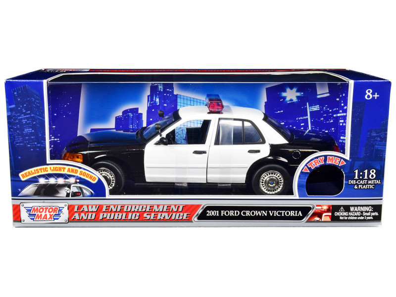 coupé -コッペ- 1/18 Motormax 2001 Ford Crown Victoria Police Diecast Model Car