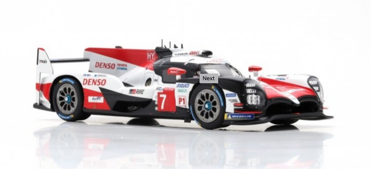 1/43 Toyota TS050 Hybrid #7 24H Le Mans 2018 - 2nd Place Toyota Gazoo  Racing M. Conway - K. Kobayashi - J. M. López