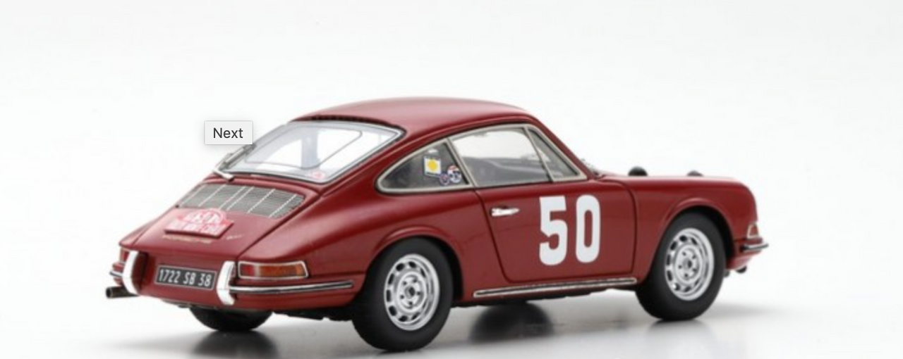 1/43 Porsche 911 No.50 Monte Carlo Rally 1966 H. Perrier - P. du Pasquier