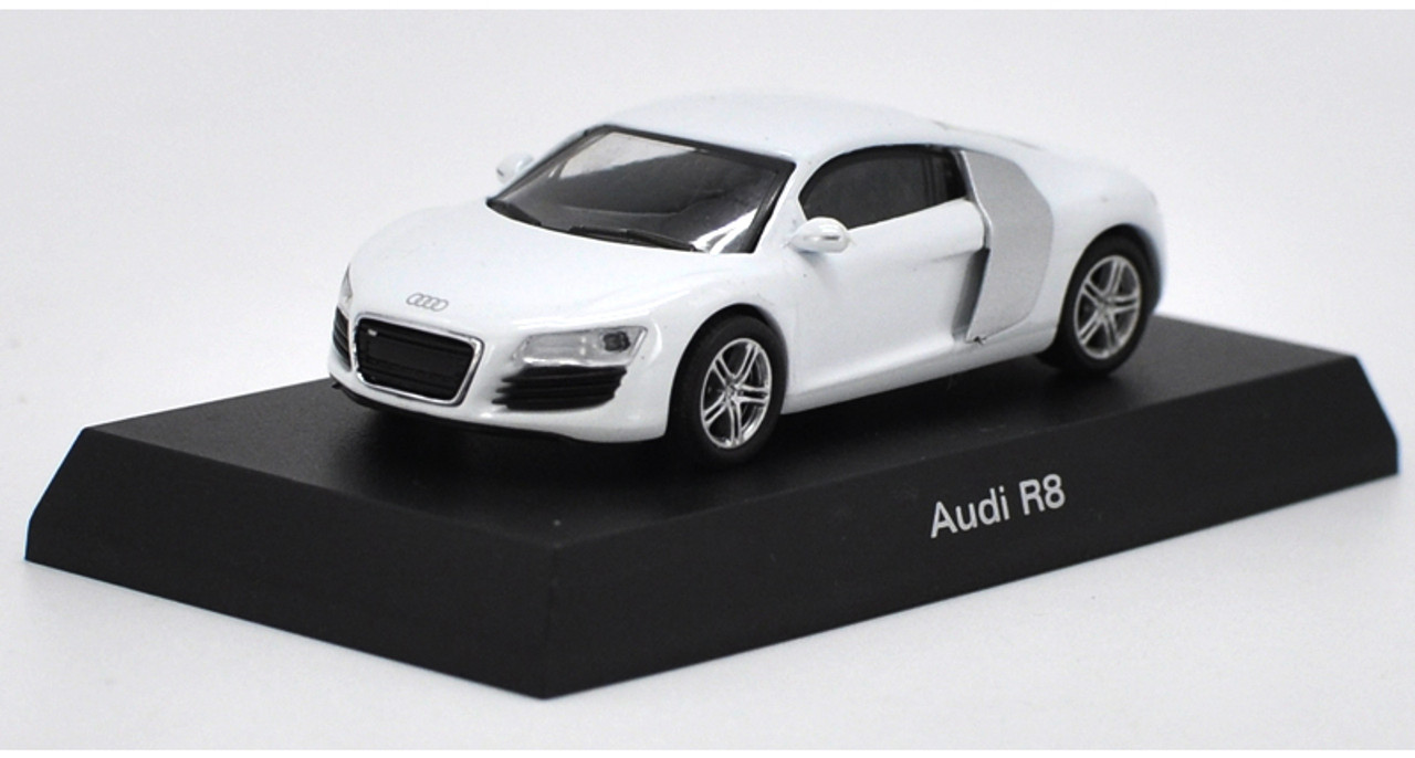 1/64 Kyosho Audi R8 (White) Diecast Car Model