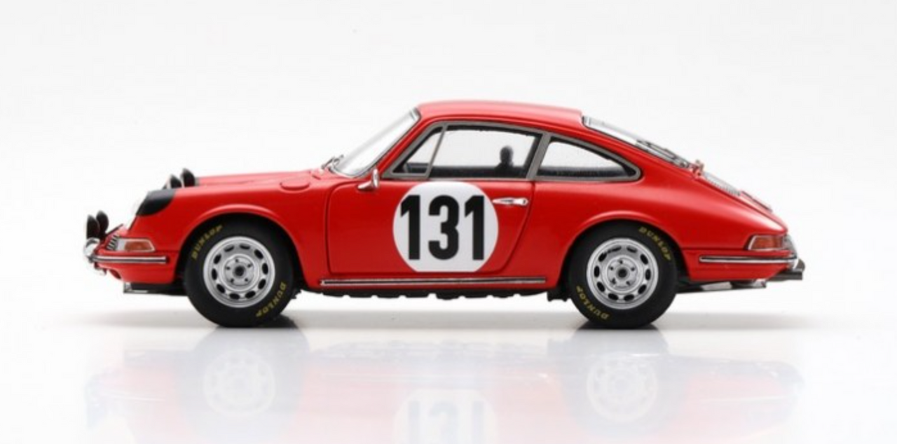 1/43 Porsche 911 No.131 Monte Carlo Rally 1966 G. Klass - R. Wütherich