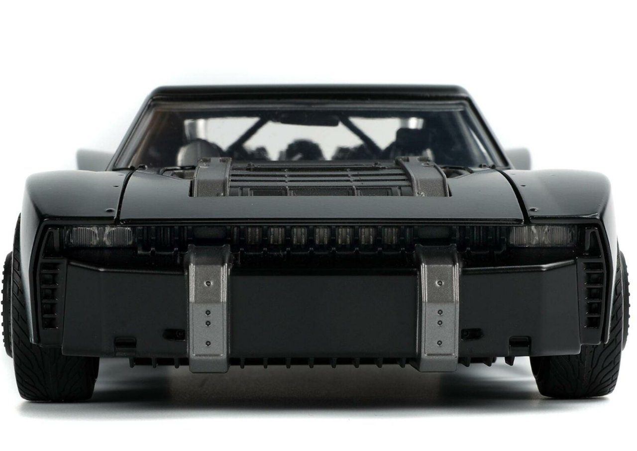1/18 Jada 2022 "The Batman" Batmobile with Lights & Batman Figure Hollywood Rides Diecast Car Model