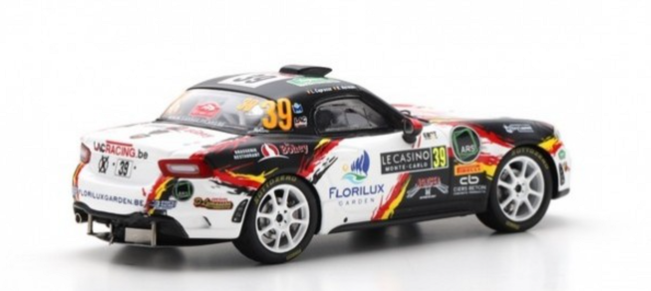 1/43 Abarth 124 Rally RGT LacRacing.Be No.39 Rally Monte Carlo 2020 L. Caprasse - R. Herman