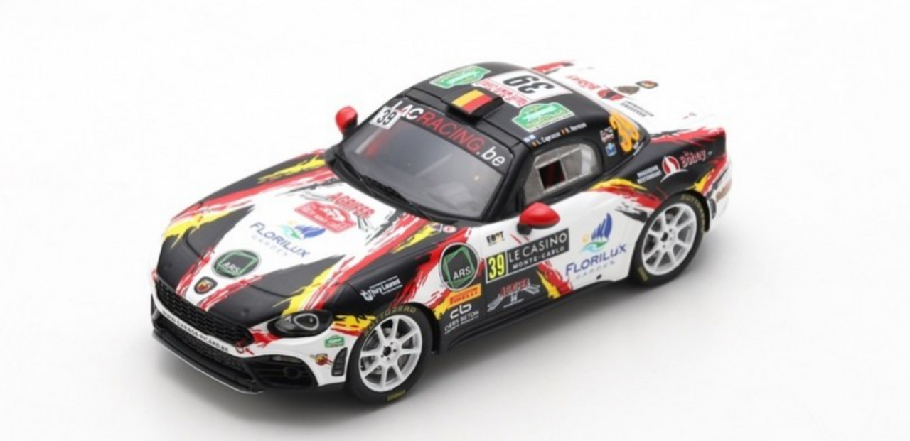 1/43 Abarth 124 Rally RGT LacRacing.Be No.39 Rally Monte Carlo 2020 L. Caprasse - R. Herman