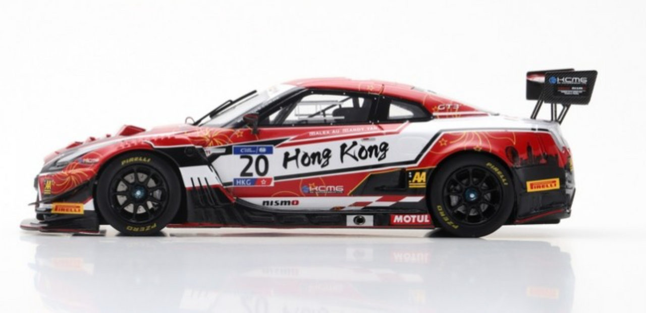 1/43 Nissan GT-R Nismo GT3 No.20 FIA GT Nations Cup Bahrain 2018 Team Hong  Kong - KCMG A. Au - A. Yan