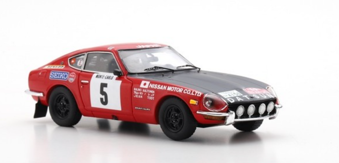 1/43 Datsun 240 Z No.5 3rd Monte Carlo Rally 1972 R. Aaltonen - J. Todt