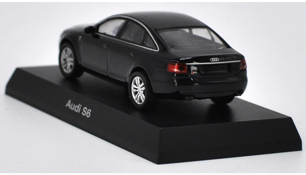 1/64 Kyosho Audi S6 (Black) Diecast Car Model