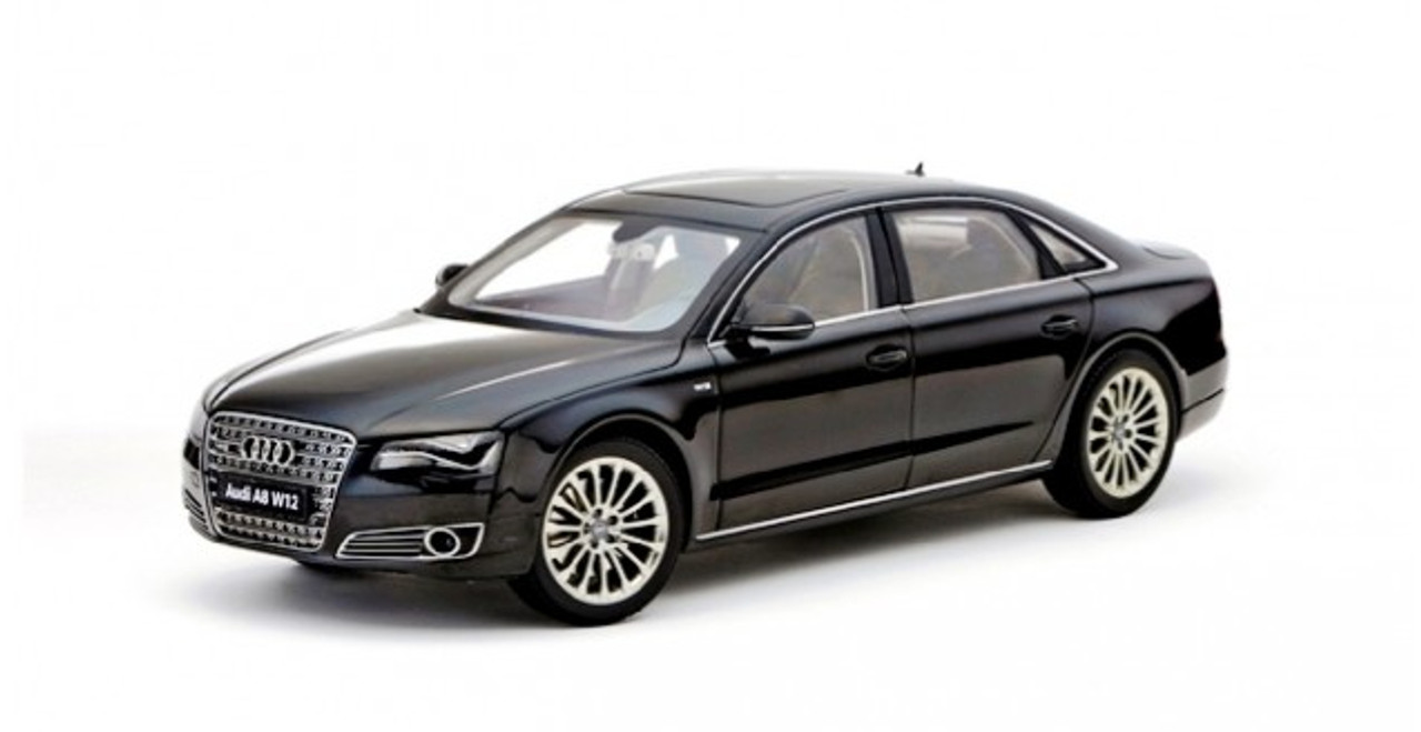 1/18 Kyosho 2010 Audi A8 W12 (Havana Black) Diecast Car Model