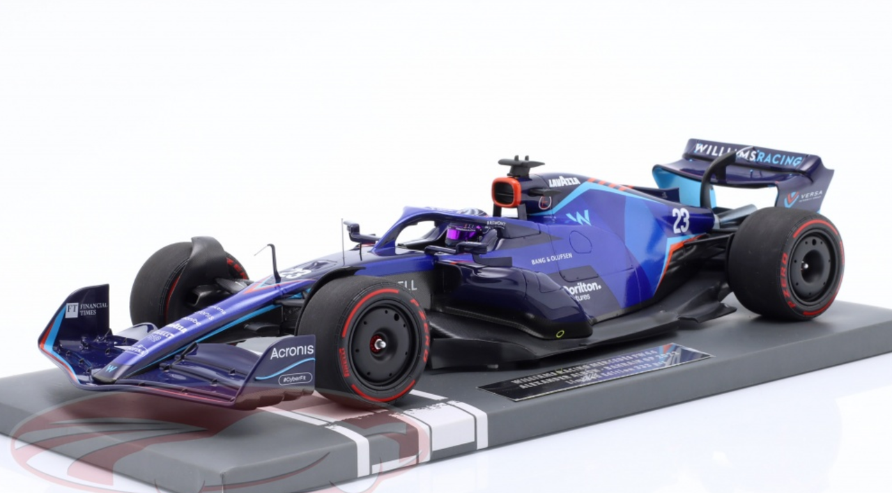 1/18 Minichamps 2022 Formula 1 Alexander Albon Williams FW44 #23 Bahrain GP Car Model