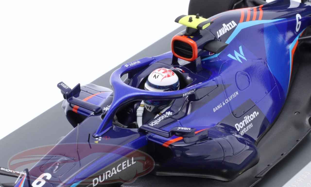 1/18 Minichamps 2022 Formula 1 Nicholas Latifi Williams FW44 #6 Bahrain GP Car Model