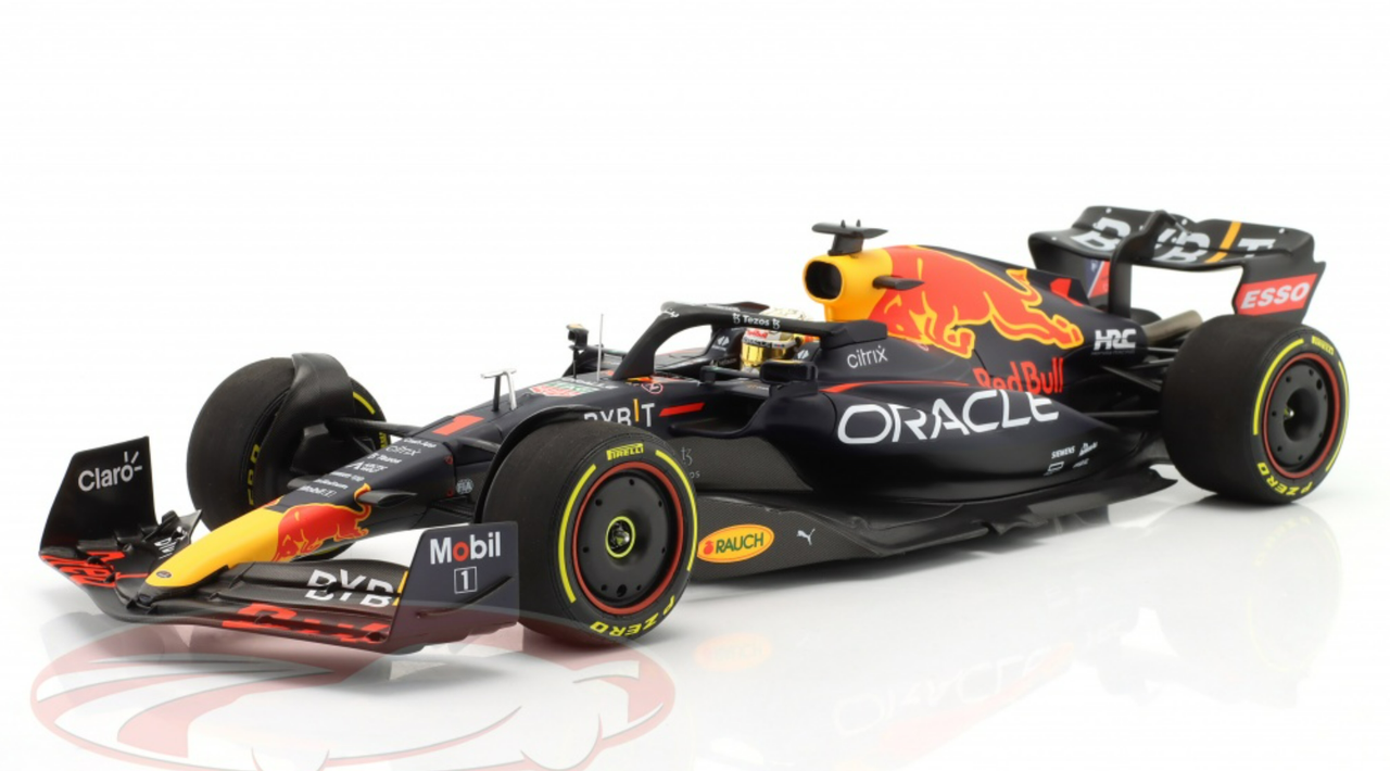 1/18 Minichamps 2022 Max Verstappen Red Bull RB18 #1 Winner Saudi Arabian Formula 1 World Champion Car Model