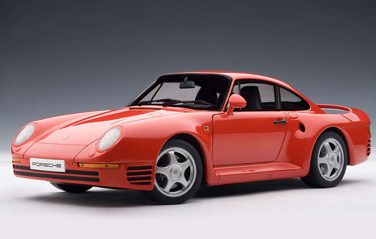Porsche 959 モデルカー 赤 木製 1/18 AUTOart Porsche 959 (Red) Diecast Car Model