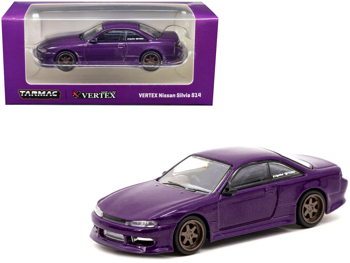 1/64 Tarmac Works Nissan VERTEX Silvia S14 RHD (Right Hand Drive