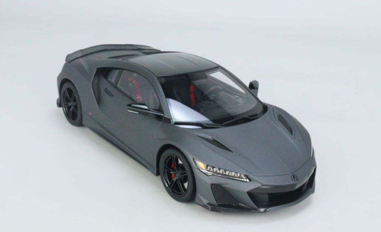 1/18 Top Speed 2022 Acura NSX Type S (Gotham Gray Matte) Resin Car Model