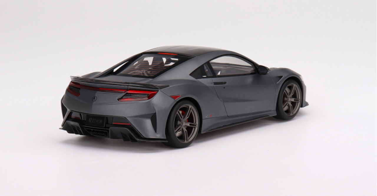 1/18 Top Speed 2022 Acura NSX Type S (Gotham Gray Matte) Resin Car Model