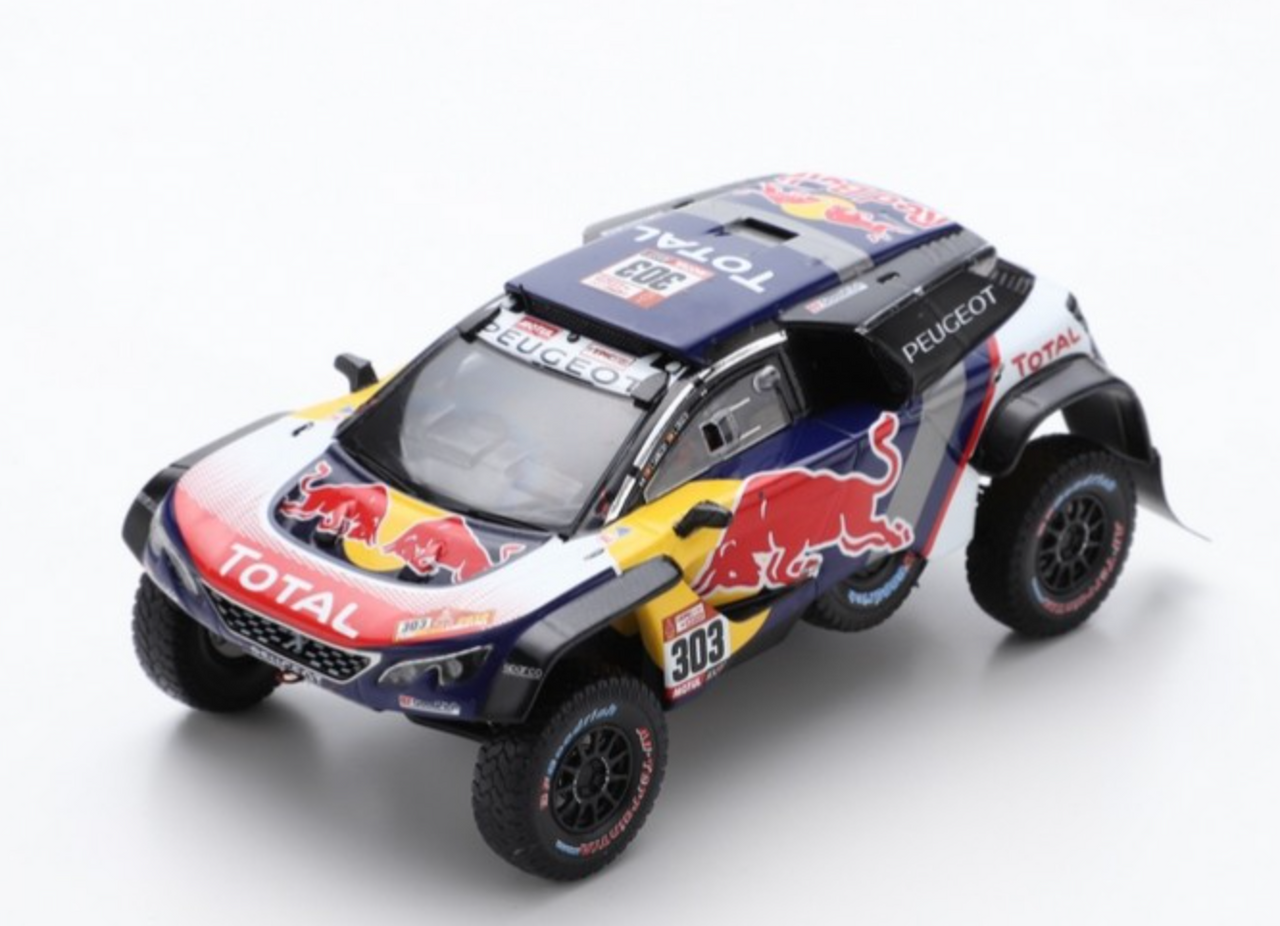 CITROEN/ PEUGEOT SPORT Peugeot Sport 3008 DKR MAXI 1/43 LOEB - Voiture  miniature - Private Sport Shop