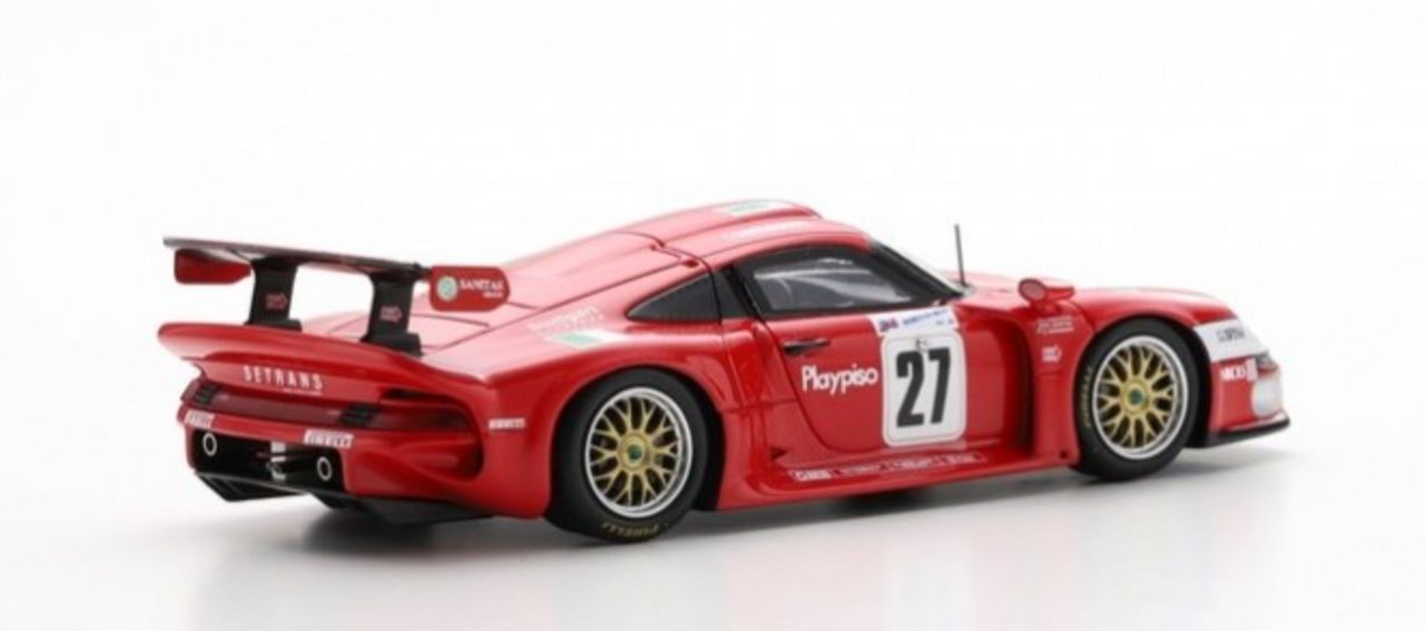 1/43 Porsche 911 GT1 No.27 8th 24H Le Mans 1997 C. Pescatori - P-L. Martini - A. Herrmann