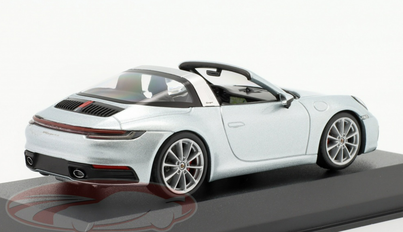1/43 Minichamps 2020 Porsche 911 (992) Targa 4S (Dolomite Silver) Car ...