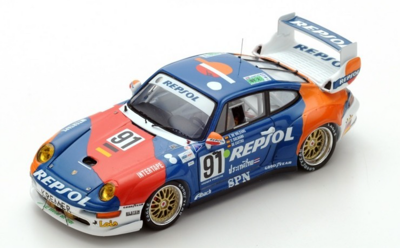 1/43 Porsche 911 GT2 No.91 Le Mans 1995 A. d'Orléans-Borbón - T. Saldaña - M. Á. de Castro