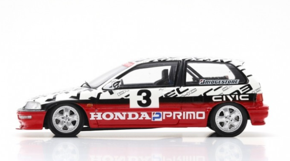 Miniature Spark 1:43 – Honda Civic EF9 Test Suzuka 1990 – Satoru Nakajima – Réf S5459