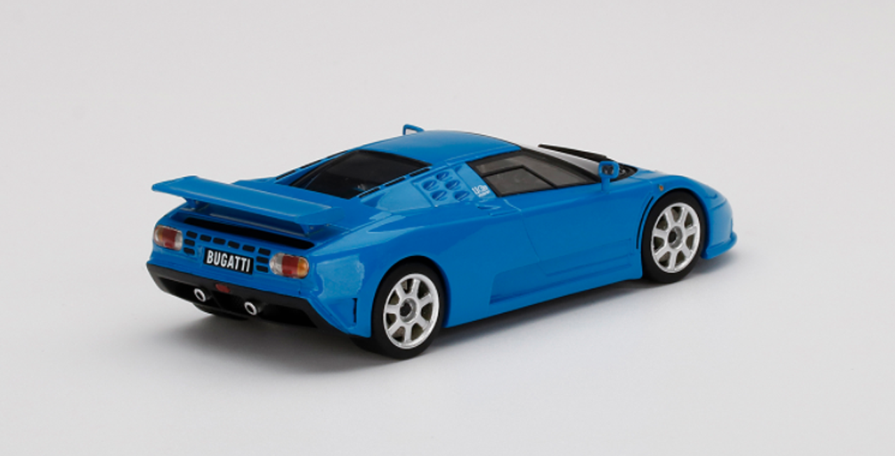 1/43 TSM Model Bugatti EB110 Super Sport Blu Bugatti