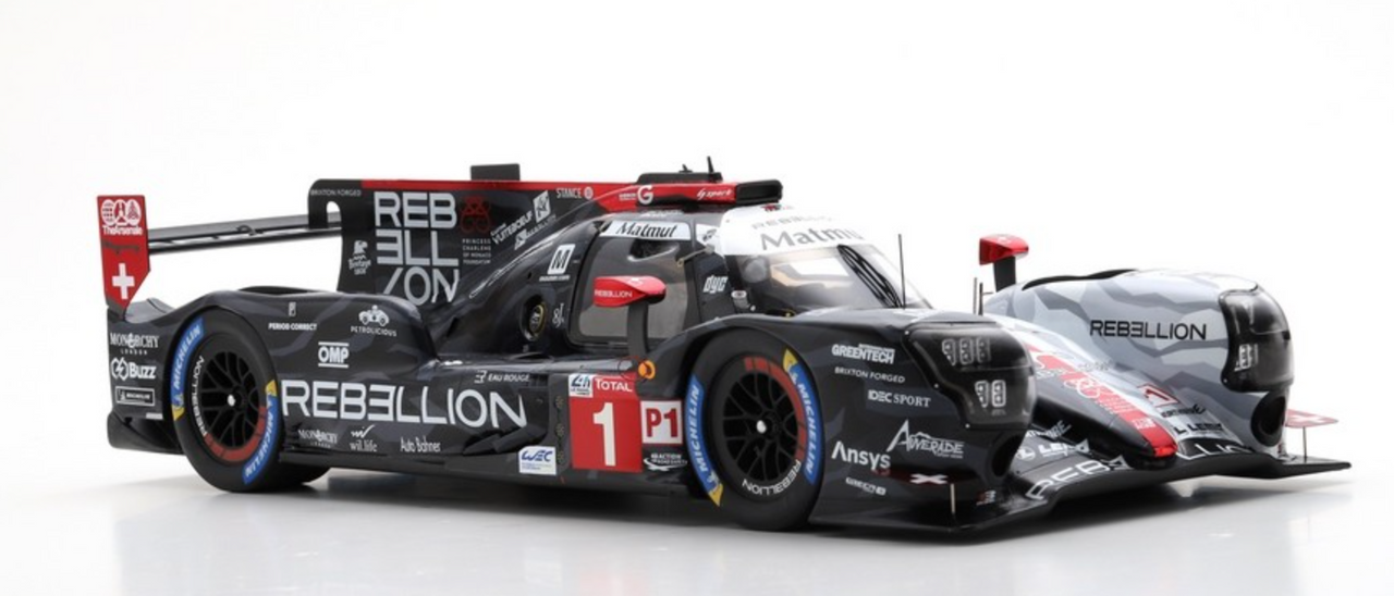 1/18 Rebellion R13 - Gibson No.1 Rebellion Racing 2nd 24H Le Mans 2020 G. Menezes - N. Na...