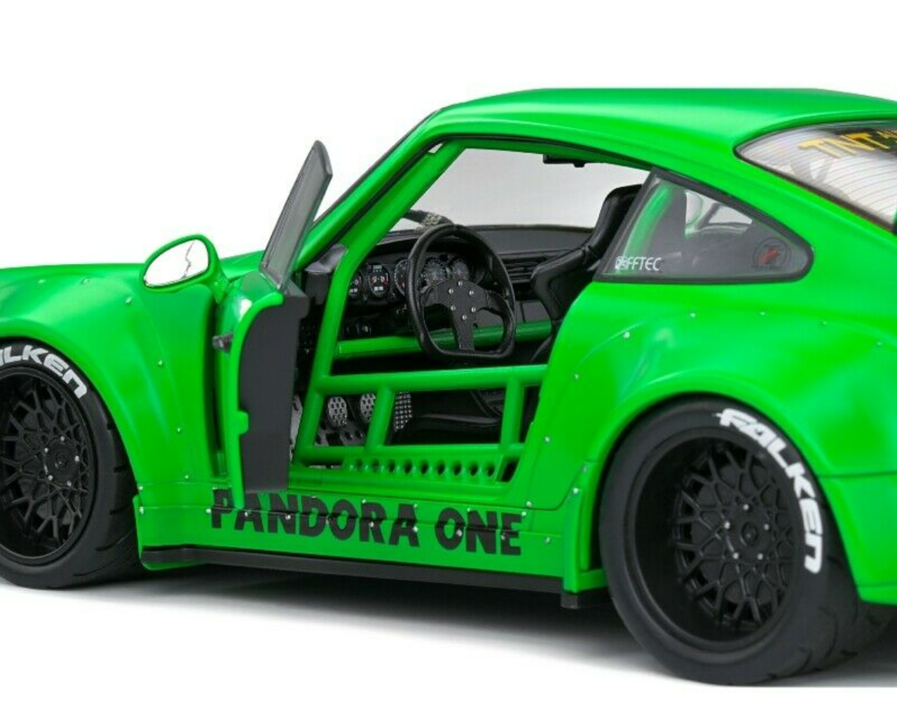 1/18 Solido 2011 Porsche 964 RWB "Pandora One" (Matt Green with Graphics) Diecast Car Model