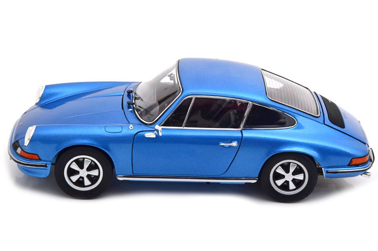 1/18 Schuco 1973 Porsche 911 S Coupe (Blue Metallic) Diecast Car Model