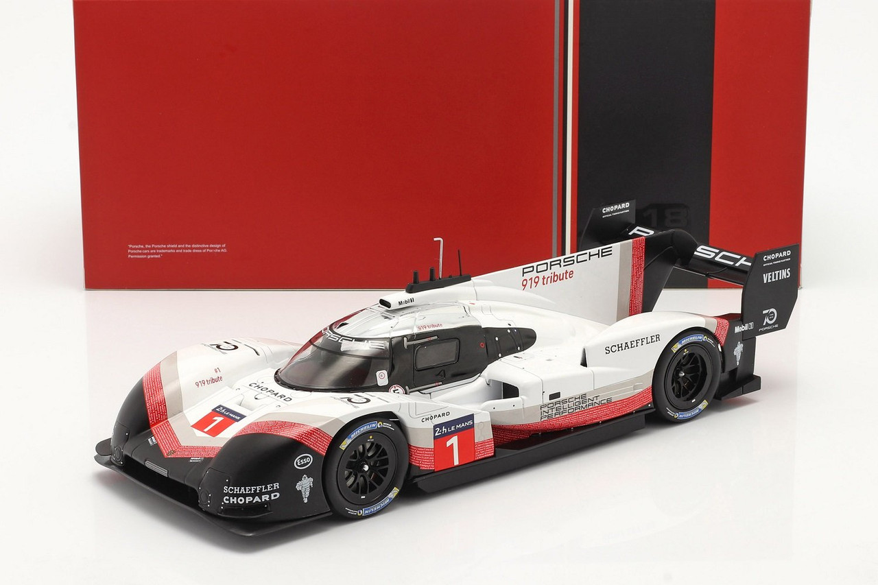 1/18 IXO Porsche 919 Hybrid Evo #1 Record Lap Nürburgring 2018 Timo Bernhard Car Model