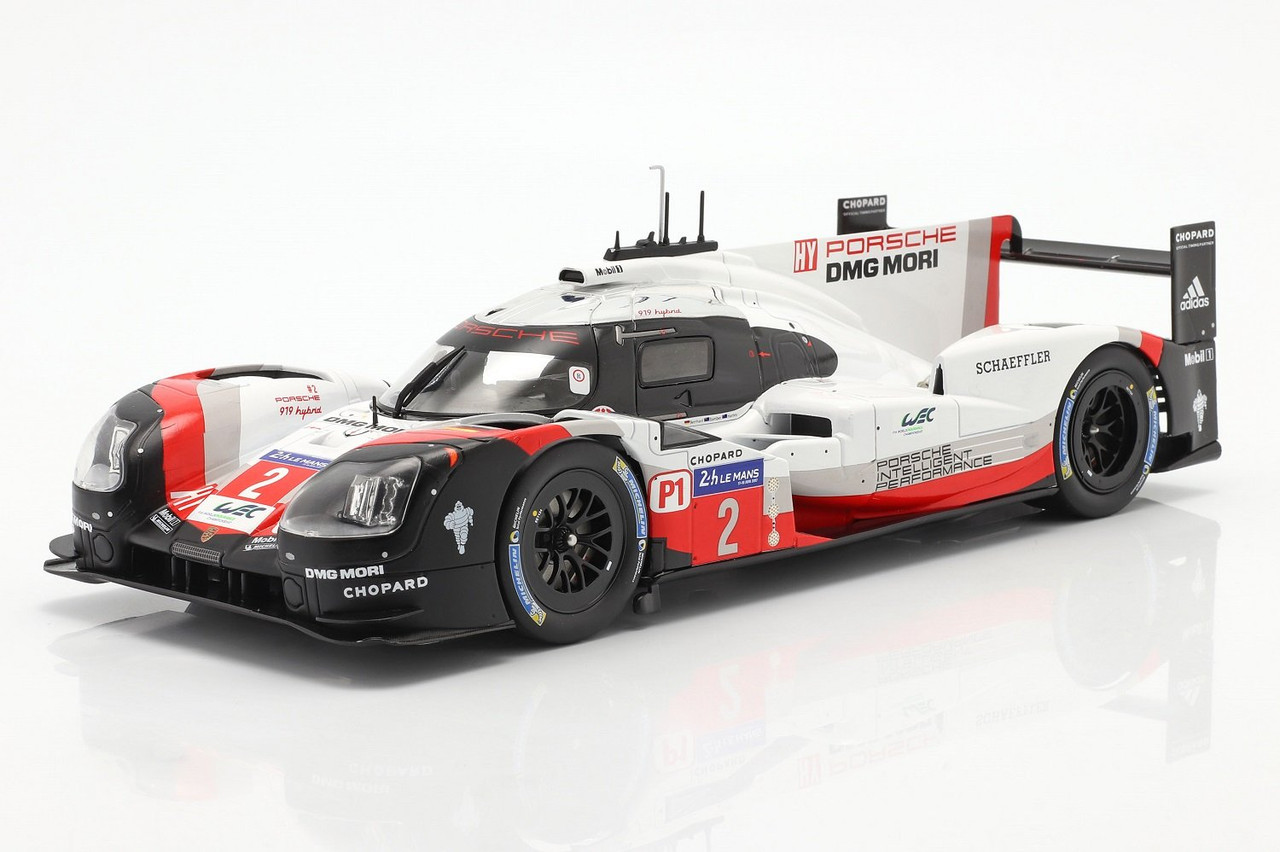 1/18 IXO Porsche 919 Hybrid #2 winner 24h LeMans 2017 Bernhard, Hartley, Bamber Car Model