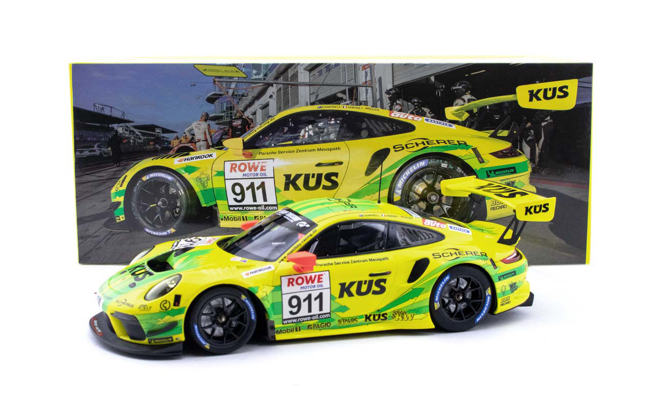 1/18 Minichamps Porsche 911 GT3 R #911 VLN Nürburgring 2020 Manthey Grello Car Model