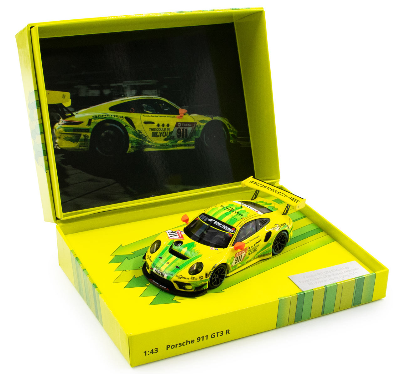 1/43 Minichamps Porsche 911 GT3 R #911 2nd 24h Nürburgring