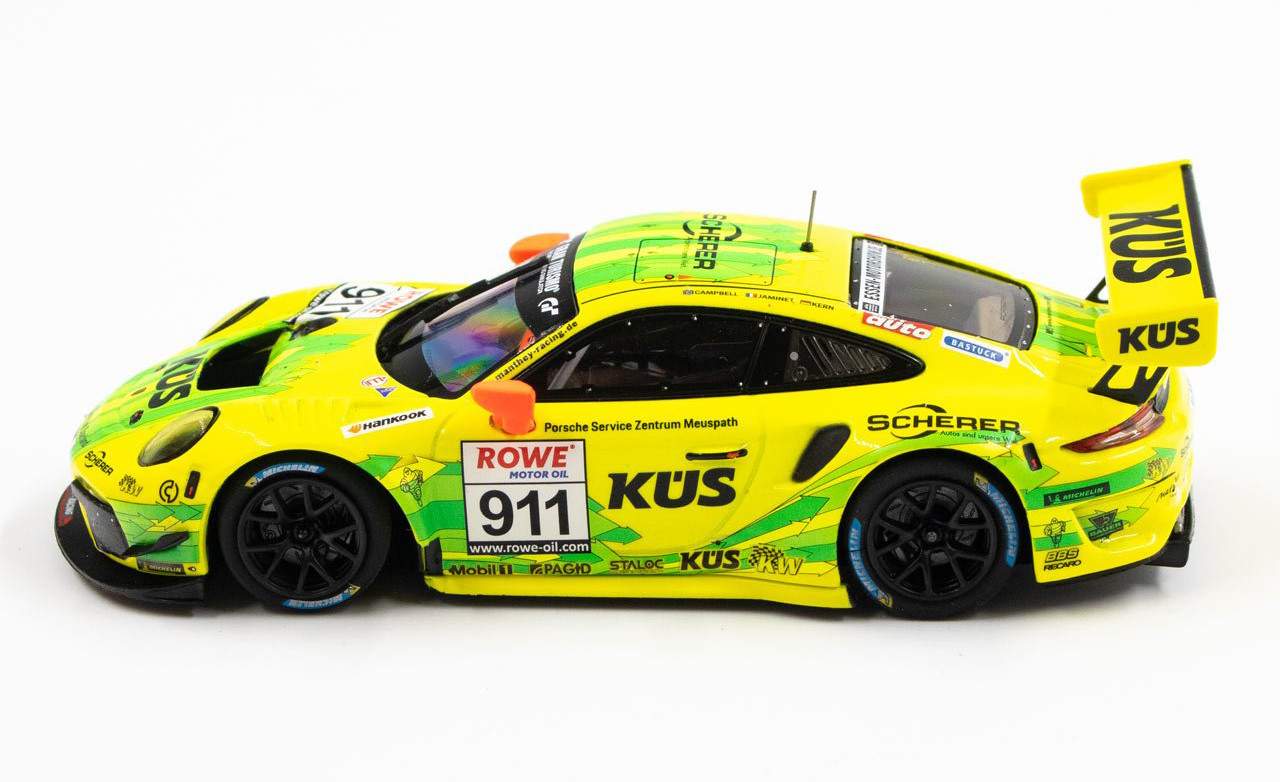 1/43 Minichamps Porsche 911 GT3 R #911 VLN Nürburgring 2020 Manthey Grello Car Model