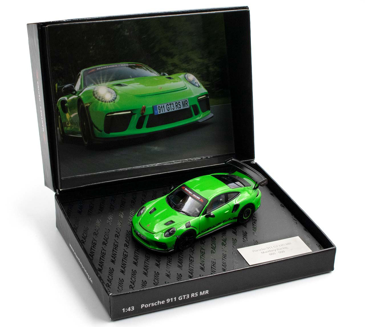 1/43 Minichamps Porsche 911 (991 II) GT3 RS MR Manthey Racing Green Car  Model