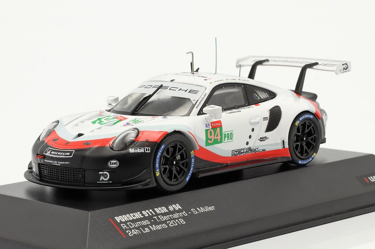 1/43 IXO Porsche 911 (991) RSR #94 24h LeMans 2018 Porsche GT Team