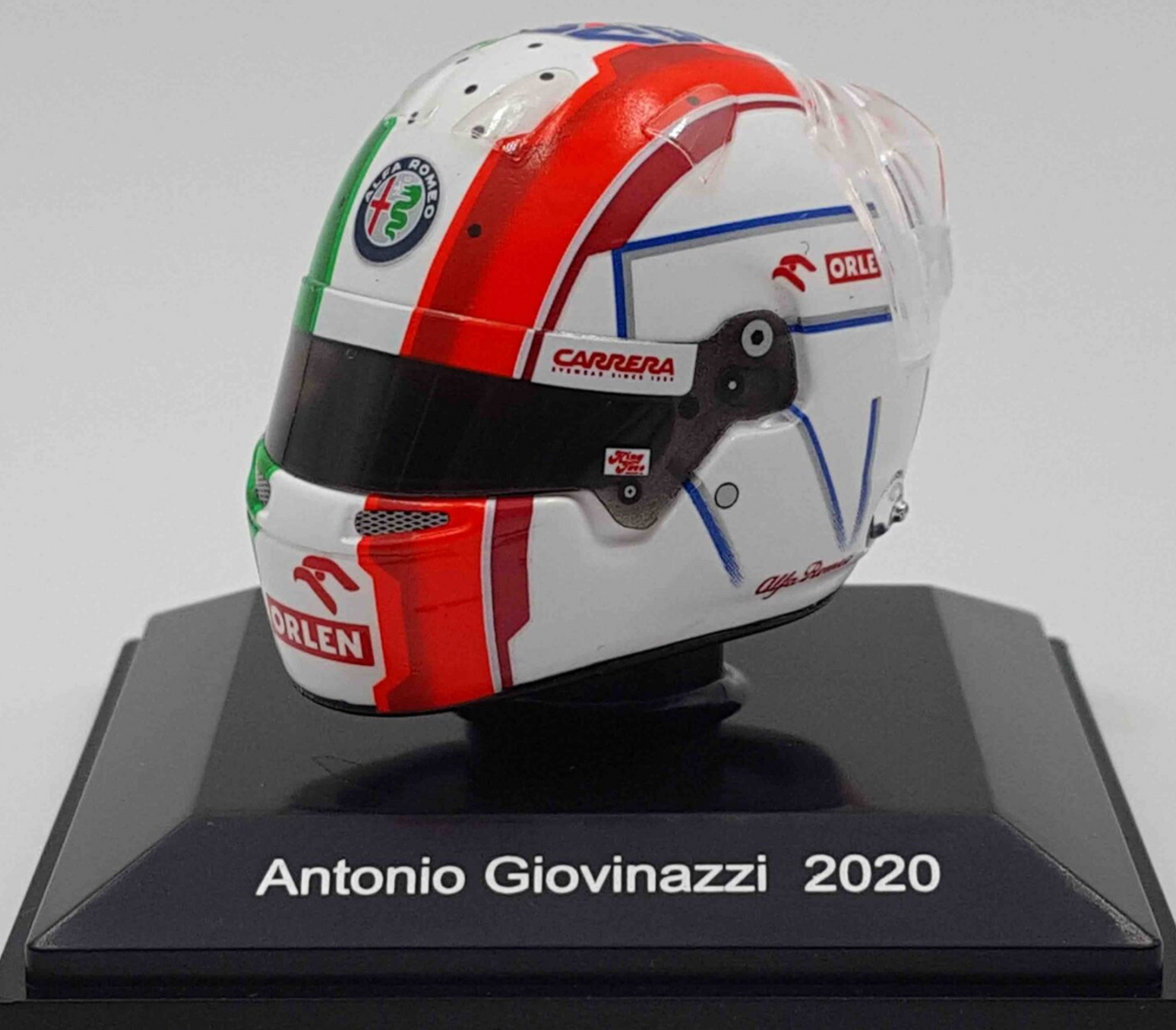 1/8 Spark Antonio Giovinazzi #99 Alfa Romeo Racing Orlen Formula 1 2020 Helmet Model