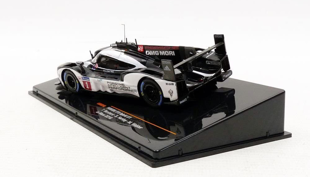 1/43 IXO Porsche 919 Hybrid #1 Winner WEC 6h Nürburgring 2016 Bernhard, Webber, Brendon Hartley Car Model