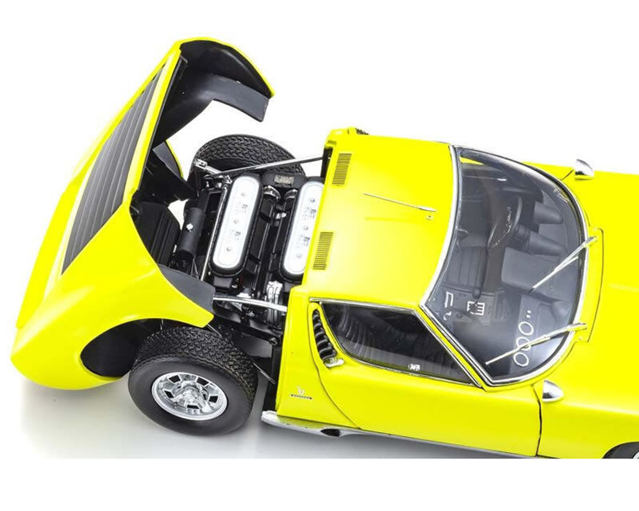 1/18 Kyosho Lamborghini Miura P400SV (Yellow) Diecast Car Model